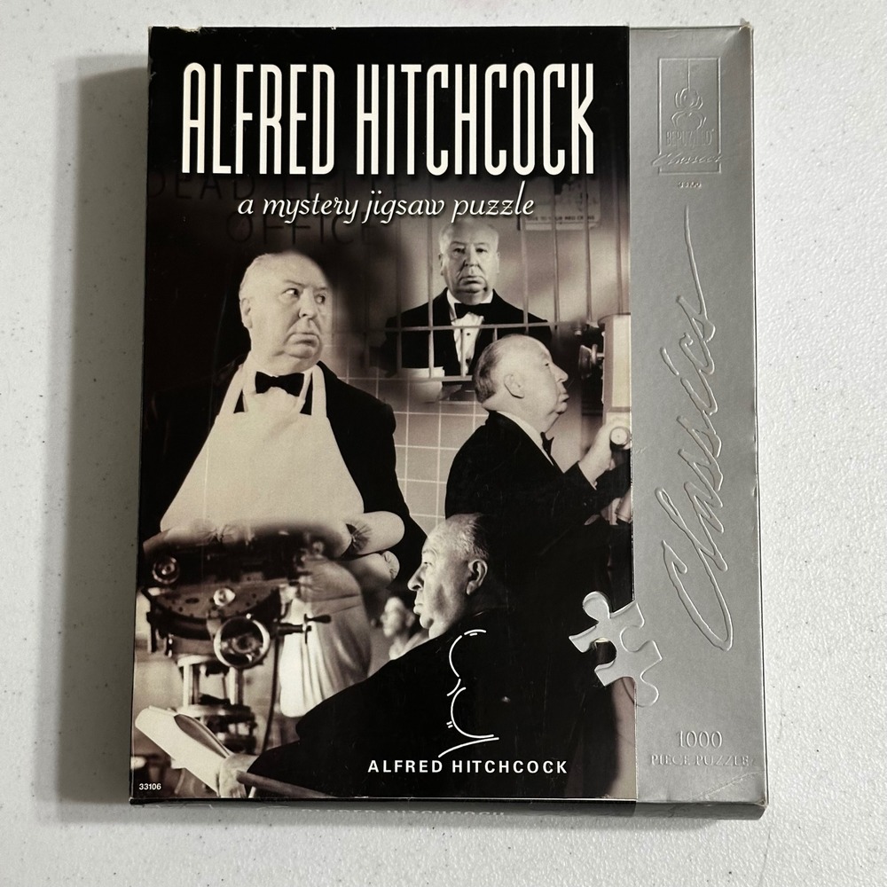 Bepuzzled Classics Alfred Hitchcock‎ "Obsession" Mystery Jigsaw Puzzle 1000 pcs